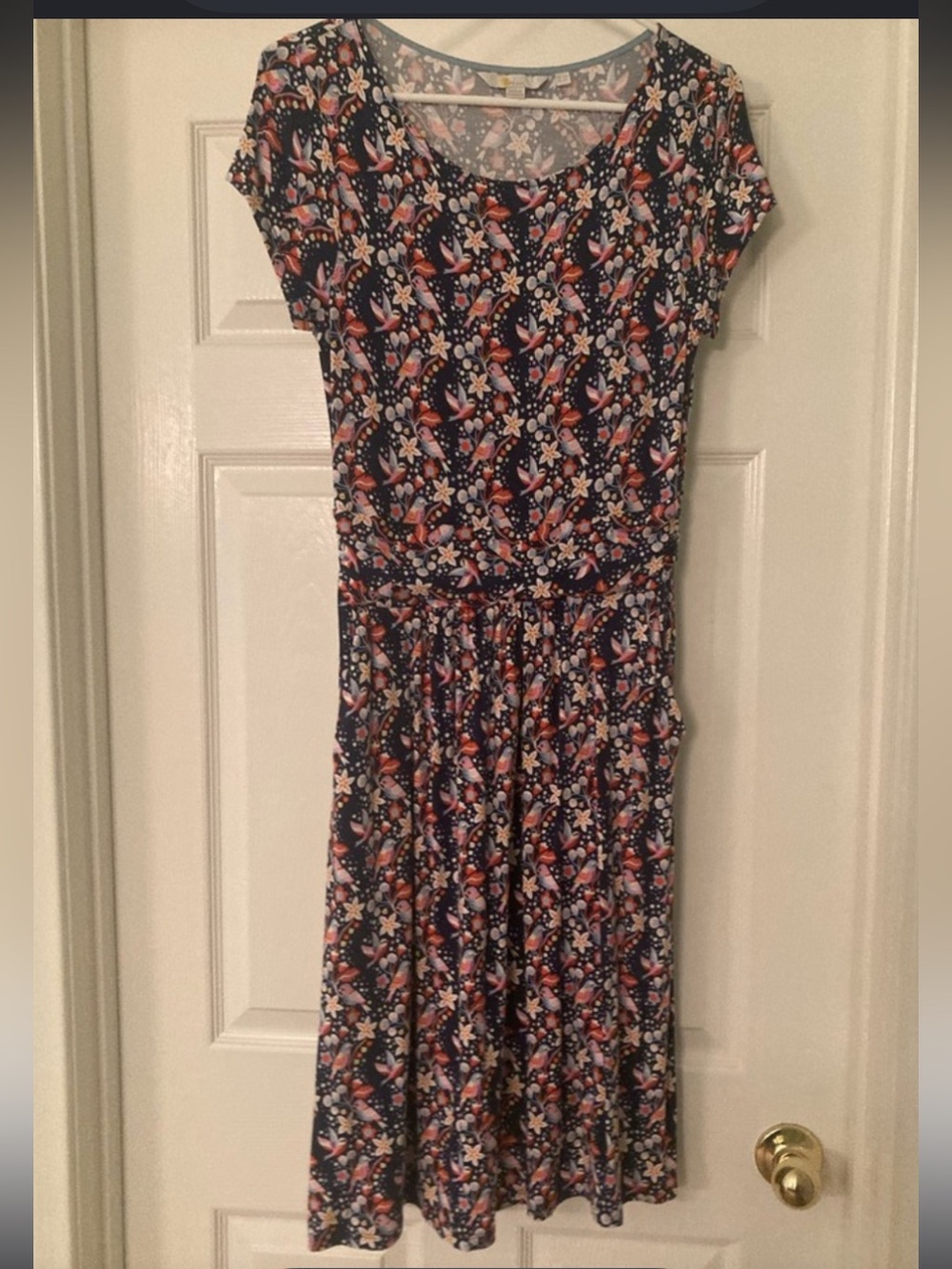 Boden Floral Jersey Dress